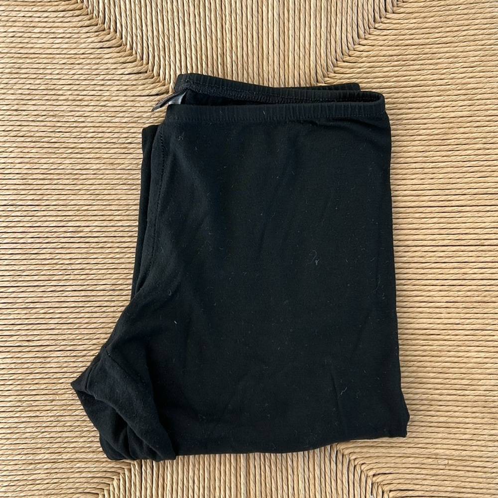 ONLY HEARTS NYC helena stuart black knee length legging size small 94% rayon - Picture 9 of 10